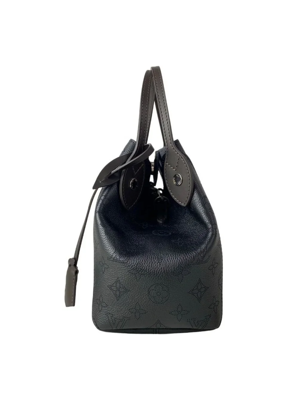 Louis Vuitton Tote Mahina Hina PM Noir Leather Cowhide